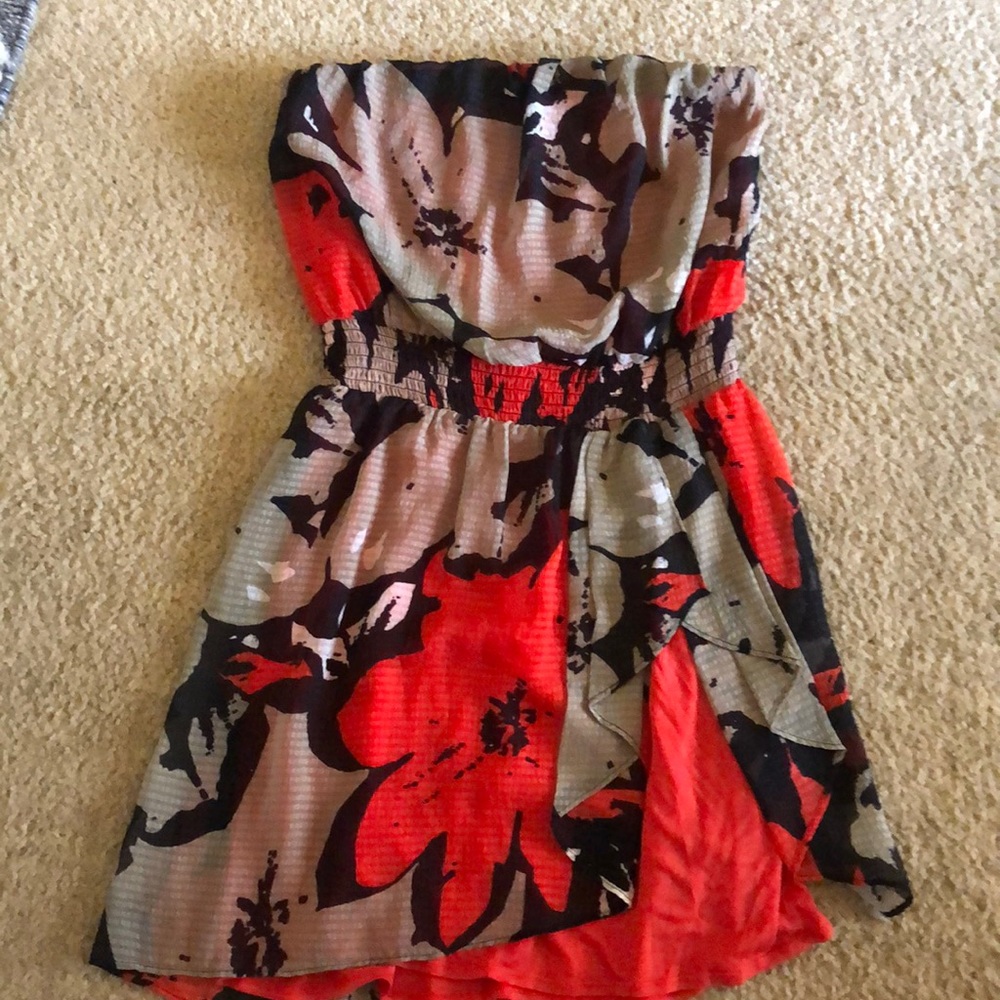 Strapless dress